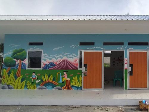 School reconstruction in Indonesia
